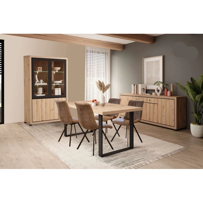 Vitrine 2 Portes + 2 Portes Vitrées Dijon 6 Vitrine 2 Portes + 2 Portes Vitrées Dijon – Image 6