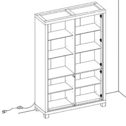Vitrine 2 Portes + 2 Portes Vitrées Dijon 13 Vitrine 2 Portes + 2 Portes Vitrées Dijon -Magasin Mobilier vitrine 2 portes 2 portes vitrees dijon 1 6