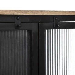 Vitrine 2 Portes Métal Et Verre Tibo Atmosphera -Magasin Mobilier vitrine 2 portes metal et verre tibo atmosphera 4