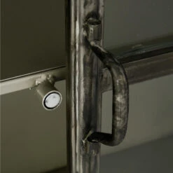 Vitrine Bibliothèque Broc Métal Noir Atmosphera -Magasin Mobilier vitrine bibliotheque broc metal noir atmosphera 3