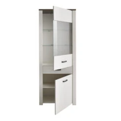 Demeyere Vitrine 2 Portes 1 Tiroir Marquis -Magasin Mobilier vitrine valet 1 porte 1 porte vitree pin andersen chene prata 3